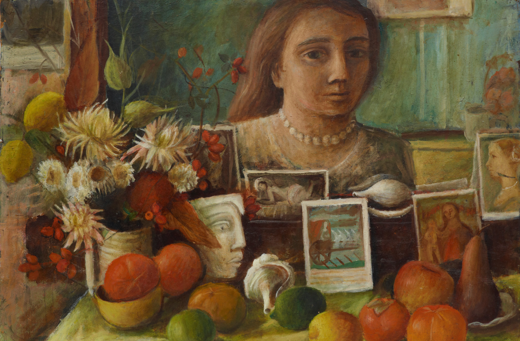 Margaret Olley Portrait in the mirror